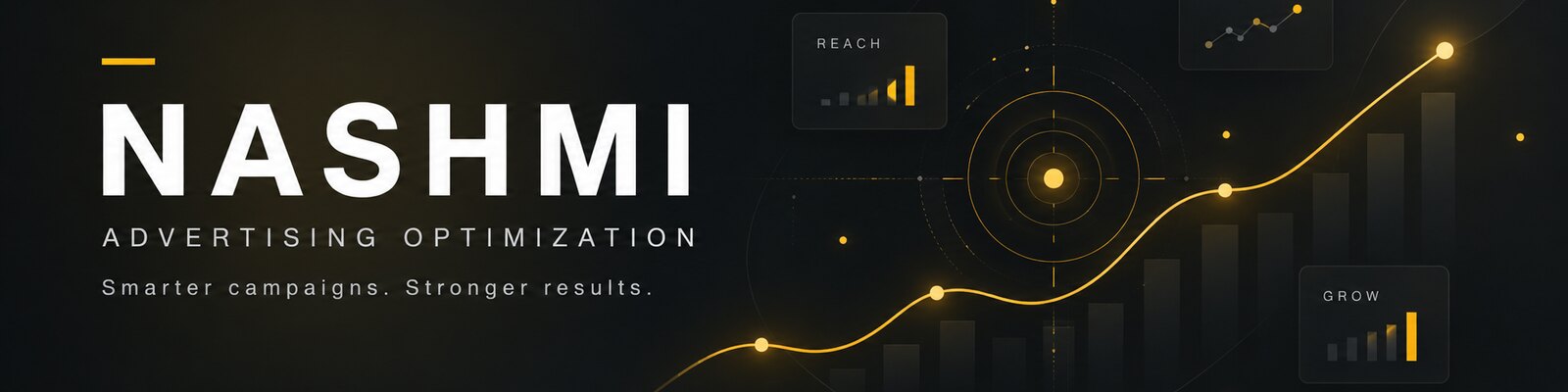 NASHMI Advertising Optimization service banner